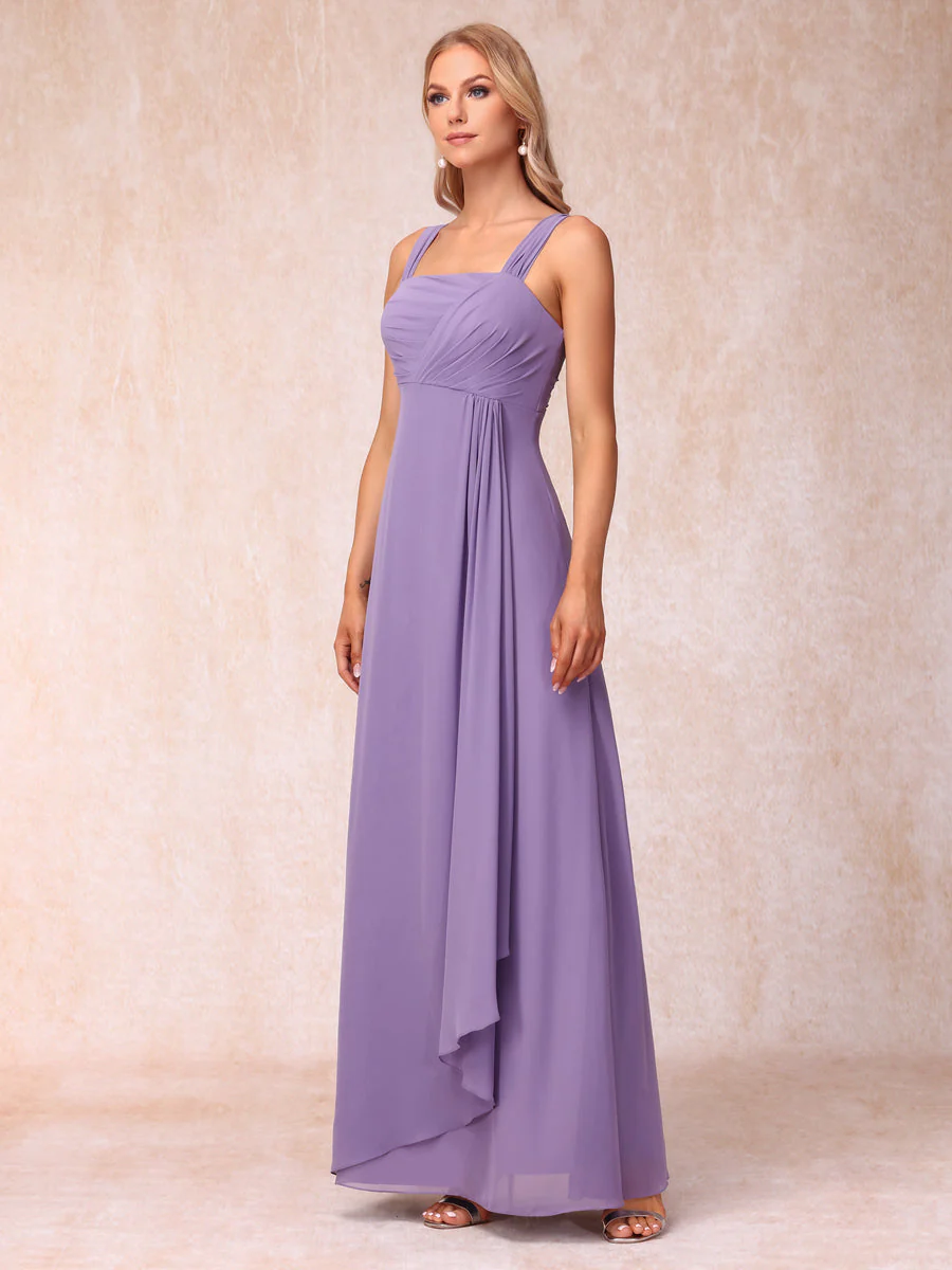 A-Line/Princess Sleeveless Mother of the Bride Dresses With Ruffles & Jacket - Image 7