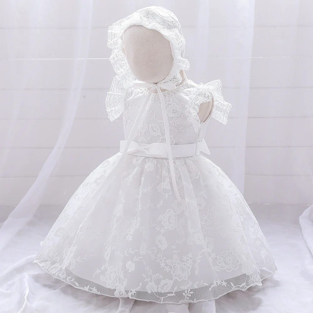 Ball Gown Scoop Flying Sleeves Flower Girl Dresses with Applique - Image 3