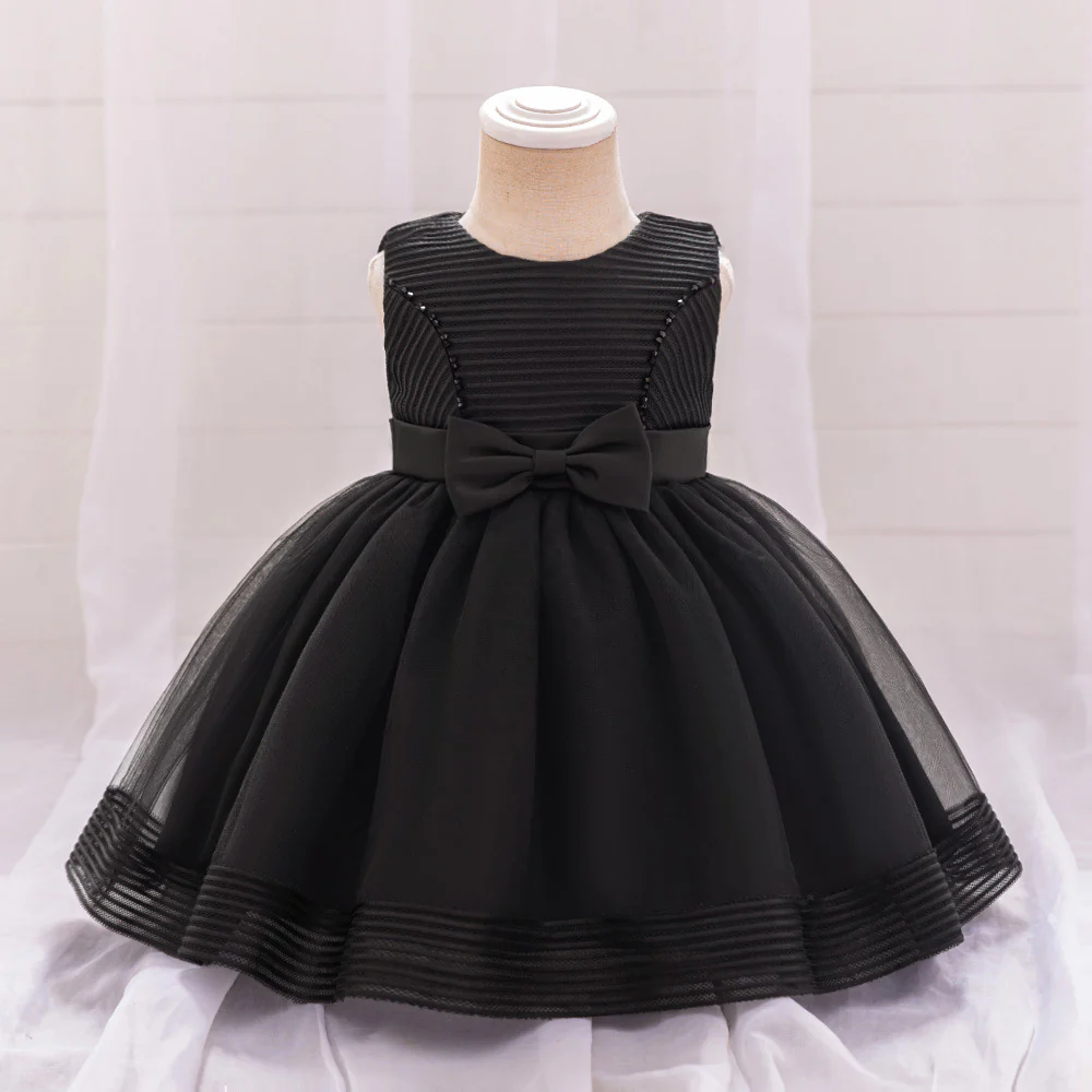 Ball Gown Scoop Sleeveless Flower Girl Dresses with Bow Knot - Image 7