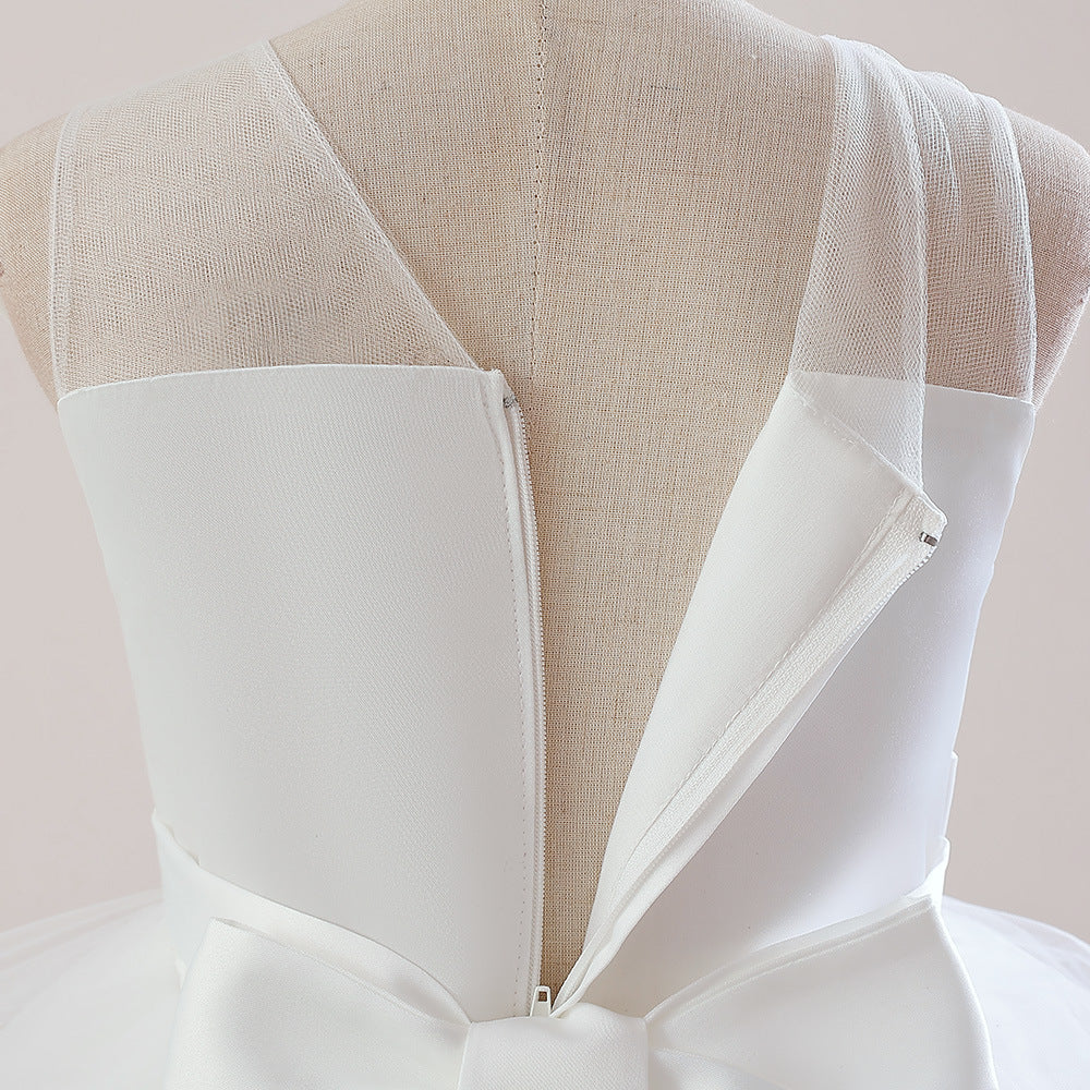 Ball Gown Scoop Sleeveless Flower Girl Dresses with Ruched - Image 6