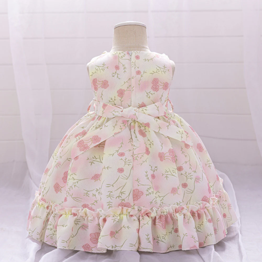 Ball Gown Scoop Sleeveless Ruffles Flower Girl Dresses - Image 2