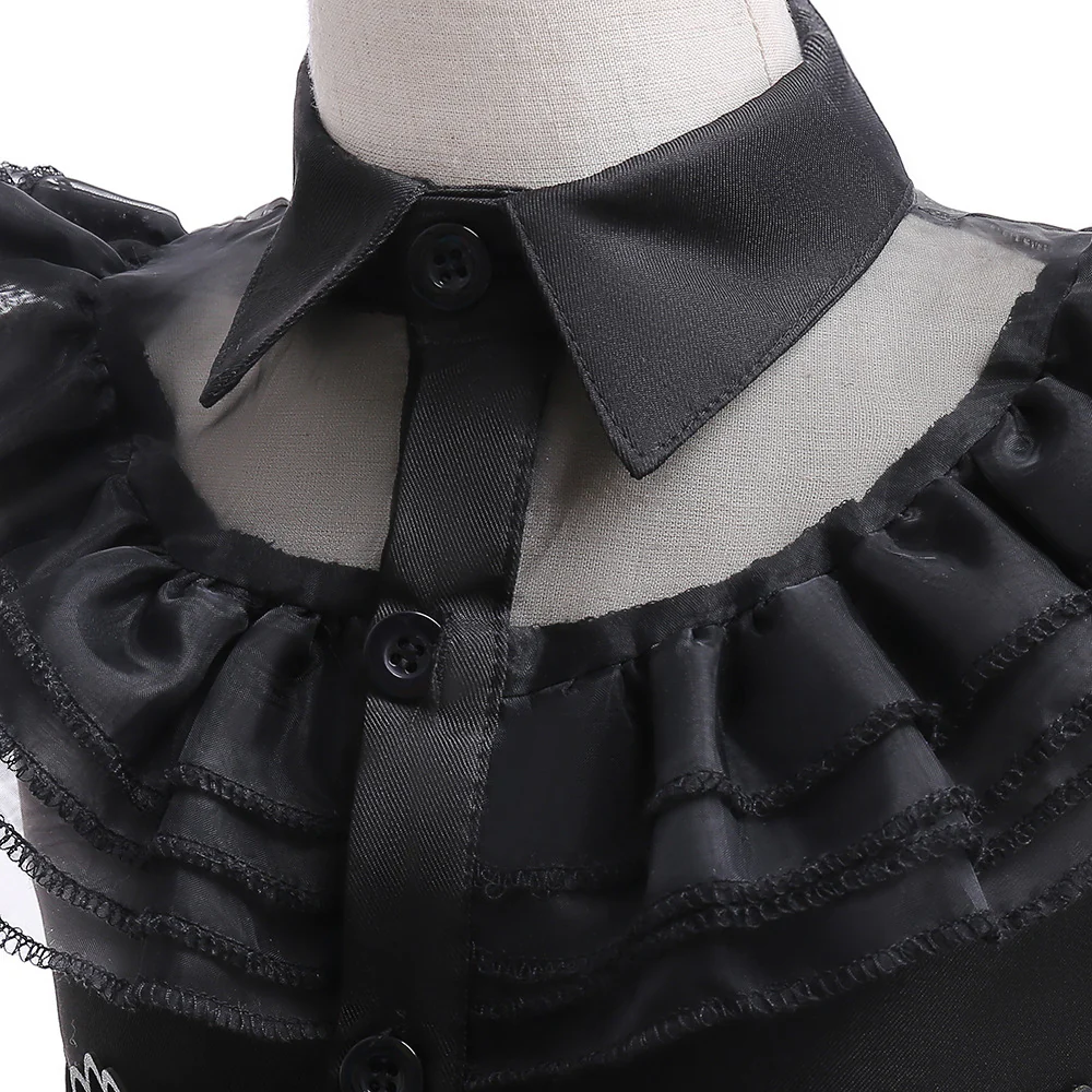 Ball-Gown Tulle Sleeveless Scoop Floor-Length Christmas Dresses for Girls - Image 4