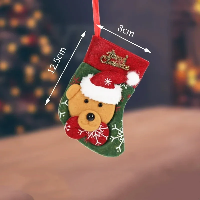Classic Personalised 3D Decorate Mini Christmas Stocking - Image 4