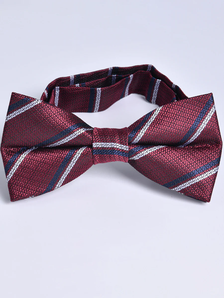 Men's Double-layer Jacquard Chic Bow Tie - Image 3