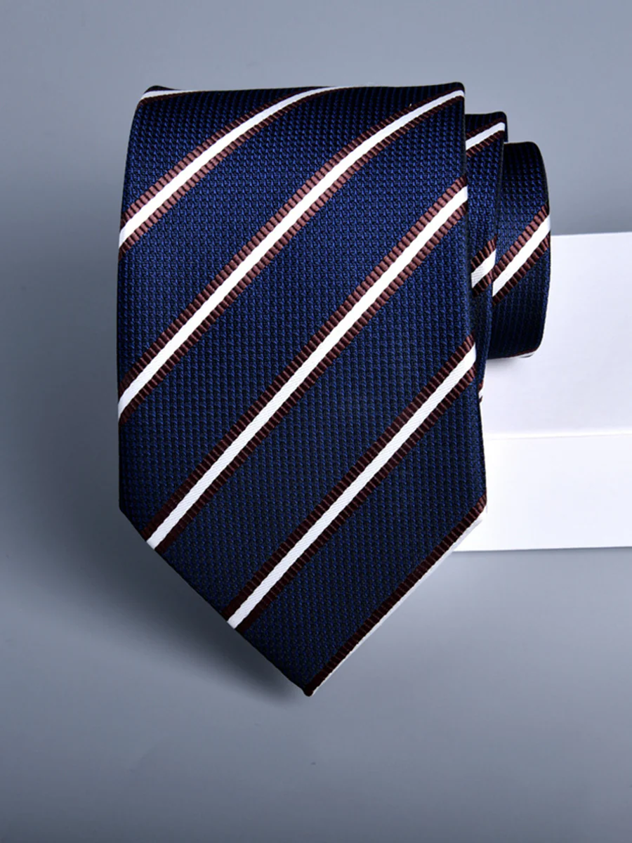 Men's Retro Printed Jacquard Fashionable Tie - Image 15