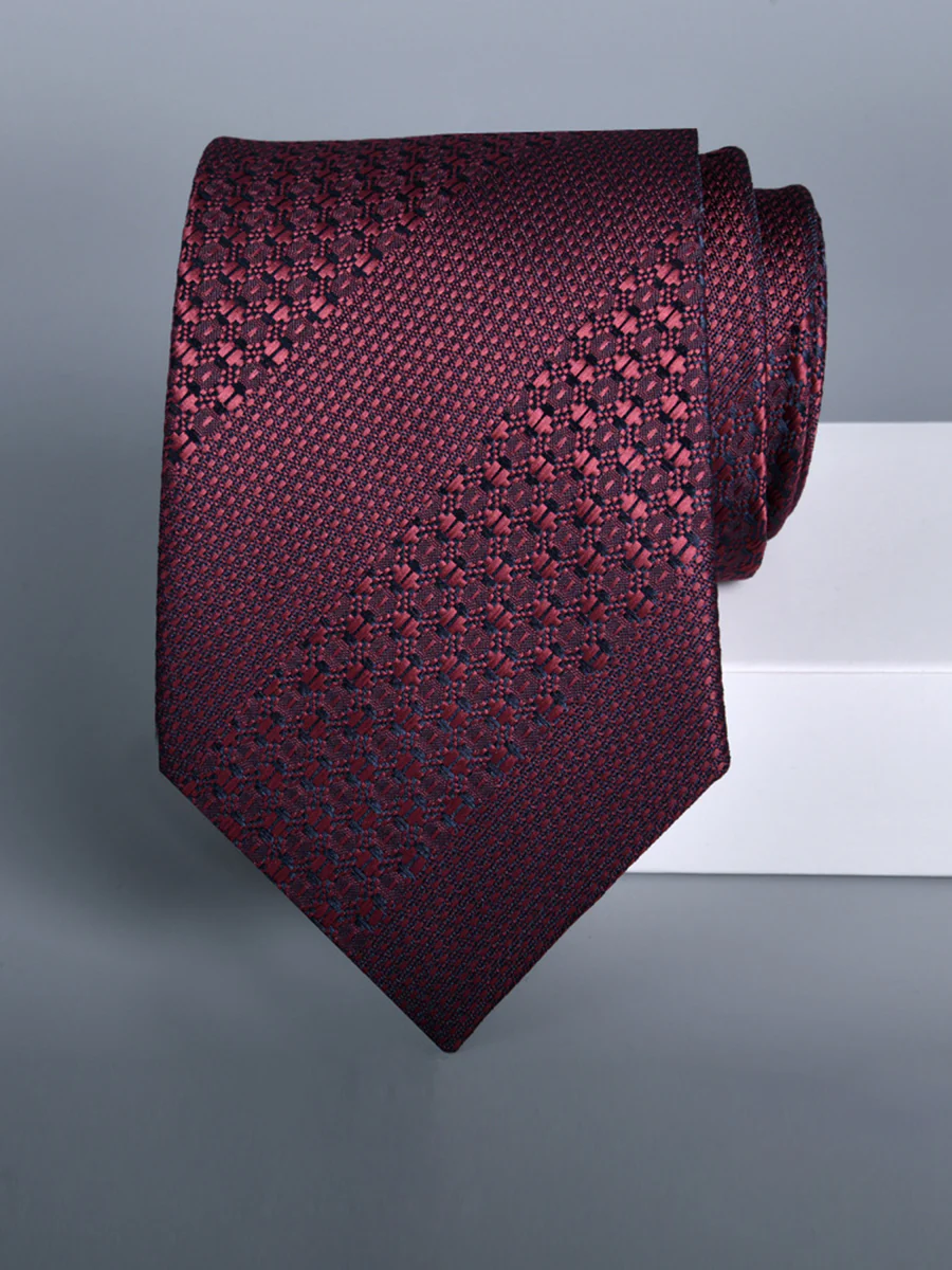 Men's Retro Printed Jacquard Fashionable Tie - Image 21
