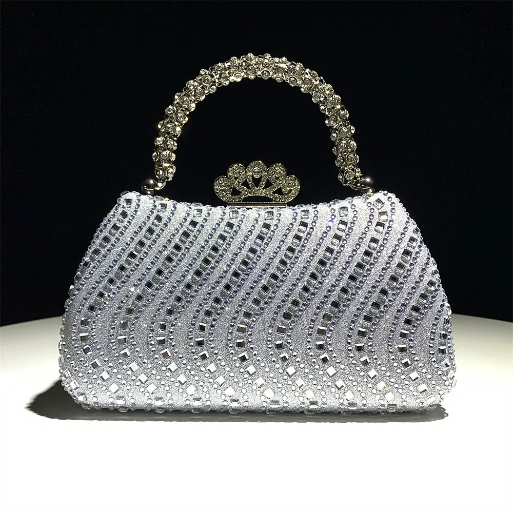 Shining Beading Diamond Clutch Women's Handbags - Image 2