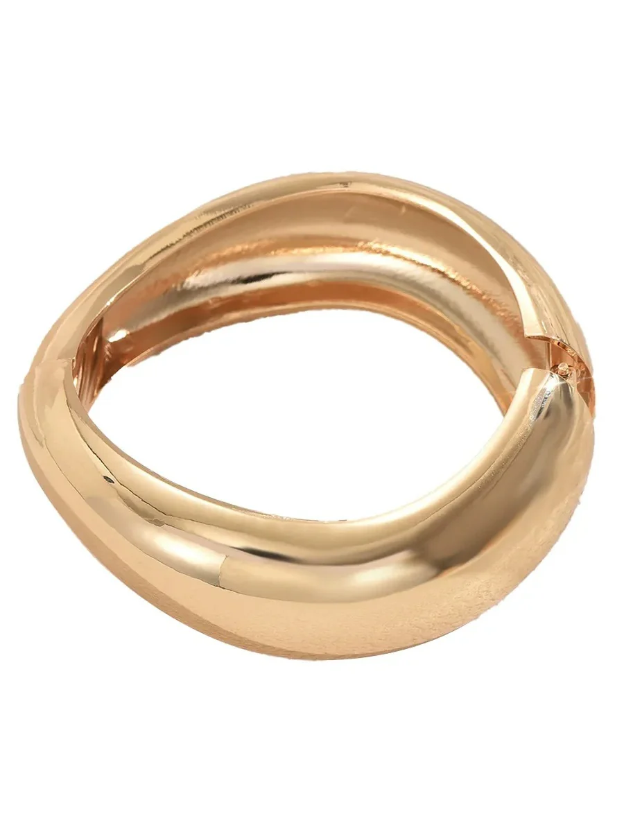 Versatile Geometric Smooth Metal Stylish Women's Bracelet - Image 4